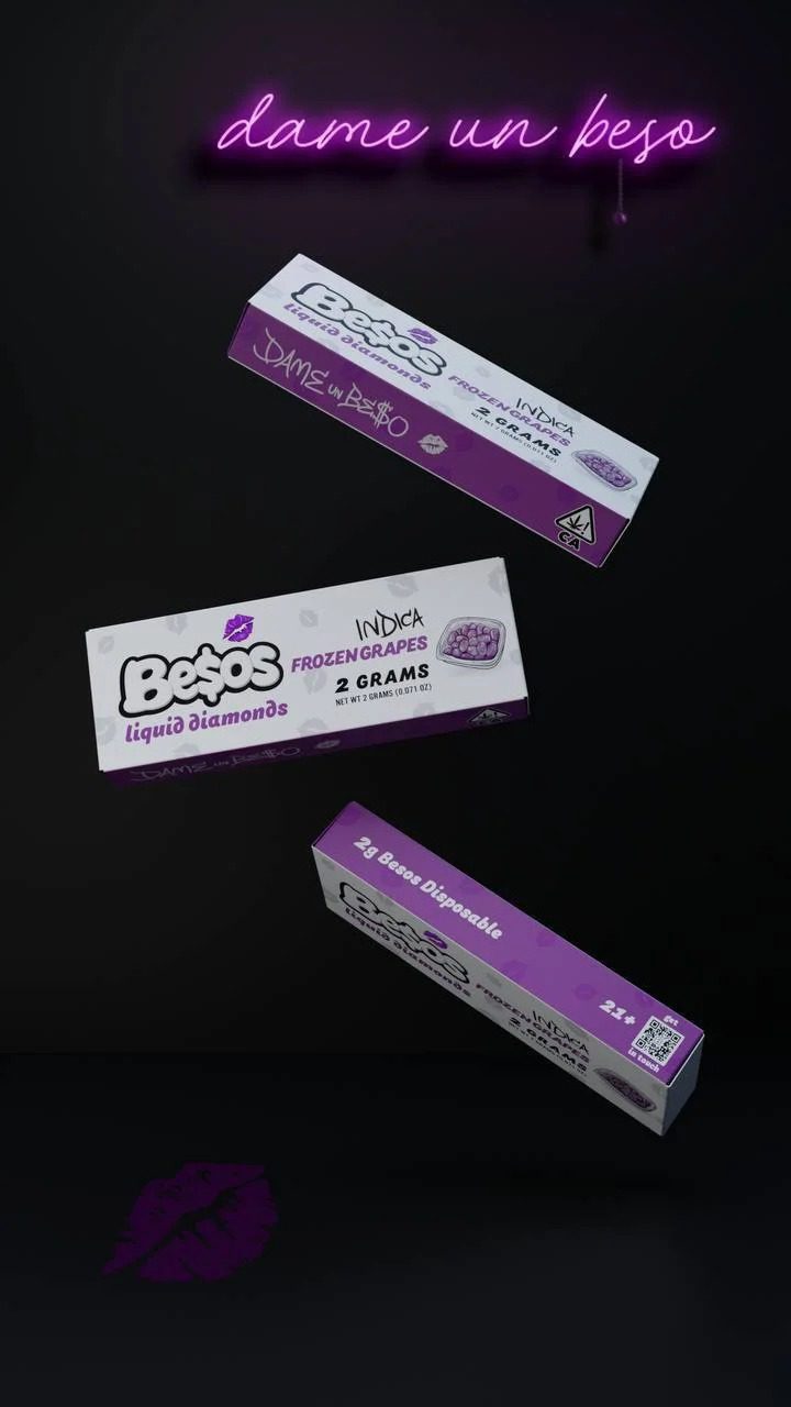 Besos Frozen Grapes Besos Carts Besos Frozen Grapes Disposable